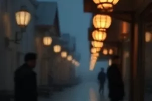 《第七次靠岸》横版封面，码头缆绳与靠岸的船舷