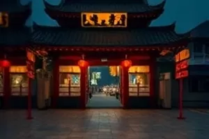 《夜行者备忘》横版封面，深夜街道的霓虹倒影